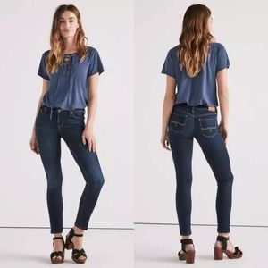 Lucky Brand Mid Rise Lolita Skinny Ankle Jeans